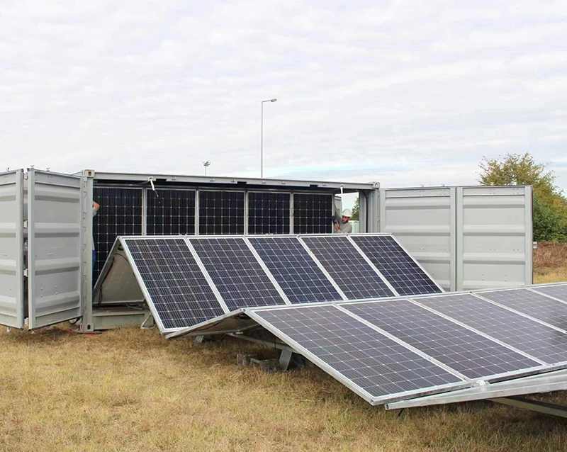 Mobile Photovoltaic Panel Automatic Power Generation Cabin