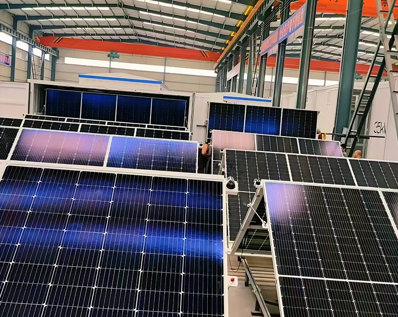 Mobile Photovoltaic Panel Automatic Power Generation Cabin