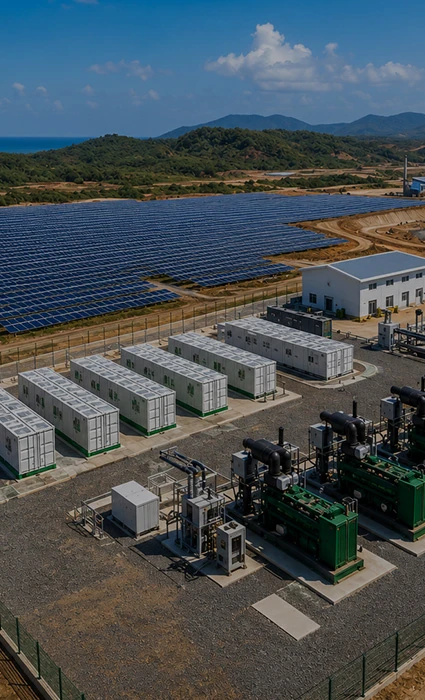 Ganfeng Lithium Sierra Leone Bombali Mine 2M TPA Solar-Storage-Diesel Hybrid Power Station EPC Project